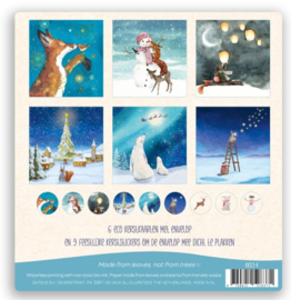 ZintenZ kerstkaartenset (6 kerstkaarten)