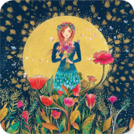 Jehanne Weyman  - Vrouw met bloemen