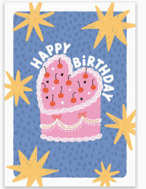 Little Lefty Lou - Heart Birthday Cake