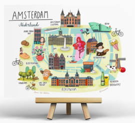 Penpaling Paula  - Amsterdam Map