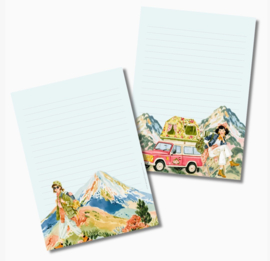 Penpaling Paula - Camping | Schrijfblok - Dubbelzijdig A5