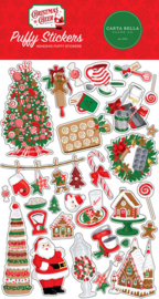 Carta Bella Christmas Cheer Puffy Stickers