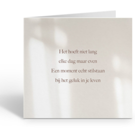 Eva & Lies  - Stilstaan bij het geluk in je leven