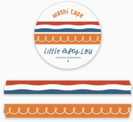 Washi Tape – Dutch Flag & Orange Doodle | Little Lefty Lou |