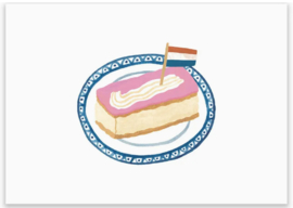 Little Lefty Lou - Pink Tompouce Plate