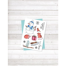 Clear Stamps - Crafter's Companion Watercolour Christmas Winter Wonderland