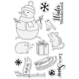 Clear Stamps - Crafter's Companion Watercolour Christmas Winter Wonderland
