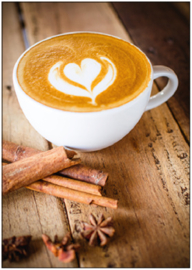 I love Coffee  - Cappuccino met hartje