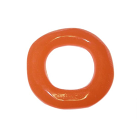 Oranje polyester ring