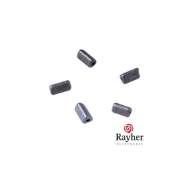 Antraciet metallic triangel rocailles 7x3,5mm van Rayher.