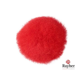 Rode pompon 25 mm van Rayher