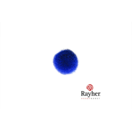 Donkerblauwe pompon van Rayher 10 mm