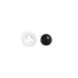 Black safety eyes 10 mm - per couple