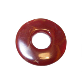 Roodbruine polyester ring