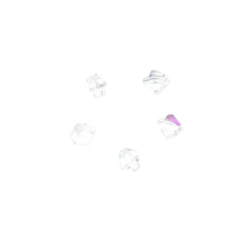 Bergkristallen, Tsjechische facetkraal 4 mm