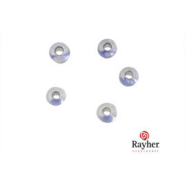 Blue Rocaille with Silverkern 2,6 mm from Rayher