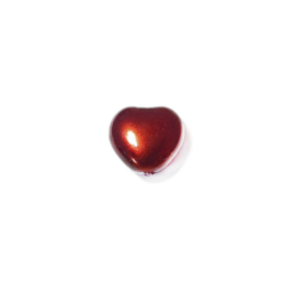 Parel Firebrick (Rood), hartje 8 mm