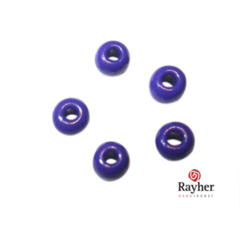 Donkerblauwe indianenkraal 4,5 mm, Rocailles van Rayher