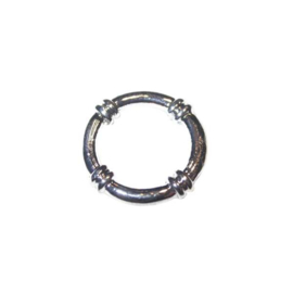 Metalen kraal, ring 24 mm