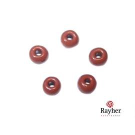 Bruine indianenkraal 4,5 mm, Rocaille van Rayher