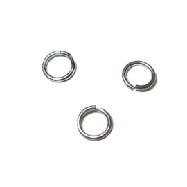 Oud zilverkleurige O- ring 7 mm