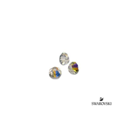 Crystal AB Swarovski bicone 3 mm