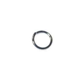 Black Nickelkleurige buigring 5 mm, 0,8 mm dik