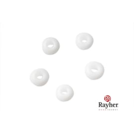 Witte indianenkraal 4,5 mm, Rocaille van Rayher