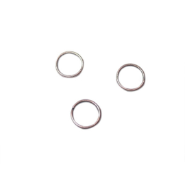 Koperkleurig dubbele ring 7 mm