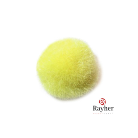 Gele pompon 25 mm van Rayher