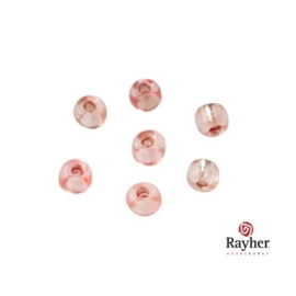 Roze Rocaille met zilverkern 2,6 mm van Rayher