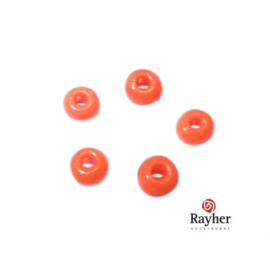 Oranje indianenkraal 4,5 mm, Rocailles van Rayher