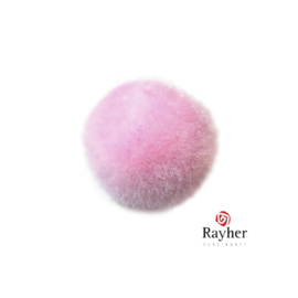 Roze pompon 25 mm van Rayher