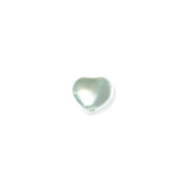 Parel Pale green (Lichtgroen), hartje 8 mm