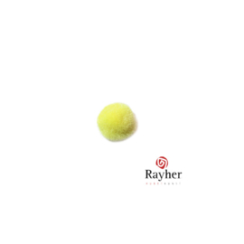 Gele pompon 10 mm van Rayher