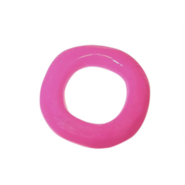 Roze polyester ring