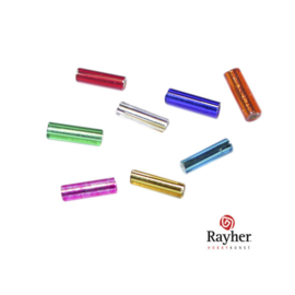 Gemengde kleur glasstift 7/2 mm met zilverkern van Rayher