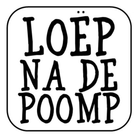 Onderzetter "Loëp nao ..."