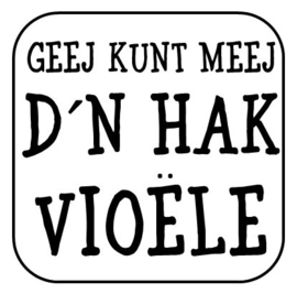 Onderzetter "Geej kunt meej ..."