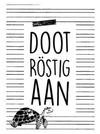 Doot röstig aan