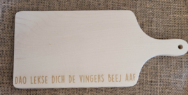 Dao lekse dich de vingers beej aaf