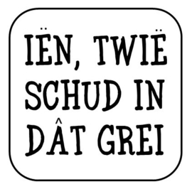 Onderzetter "Iën, twië ..."