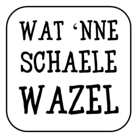 Onderzetter "wat 'nne schaele ..."