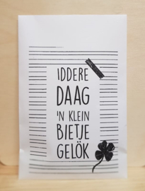 Iddere daag 'n klein bietje gelök