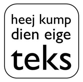 Eigen tekst of foto, set van 4