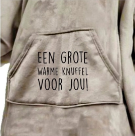 Een grote warme knuffel voor jou