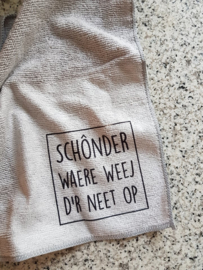 Schônder waere weej d'r neët op