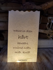 Wasse in dien hârt ...