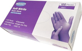 Medisept Soft Nitril Handschoenen Xsmall violet