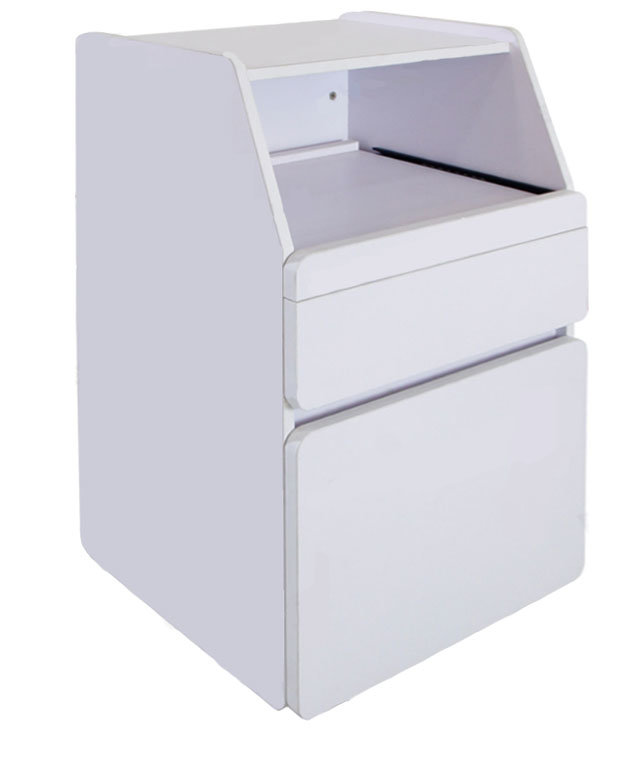 Swan Pedicure Trolley HANDY - werktafel met uitschuifbaar plateau.